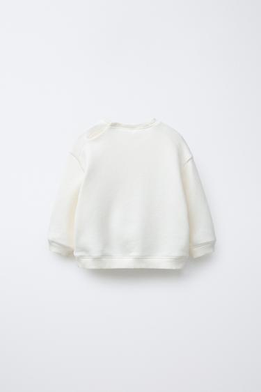 FRUIT PATCH SWEATSHIRT - Oyster-white de Zara - Image 1