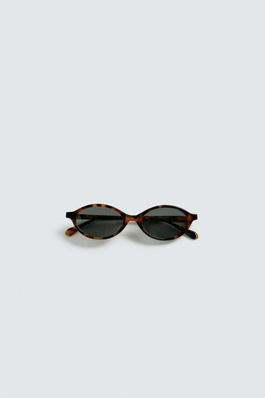 LUNETTES DE SOLEIL OVALES - Écaille de Zara - Image 4