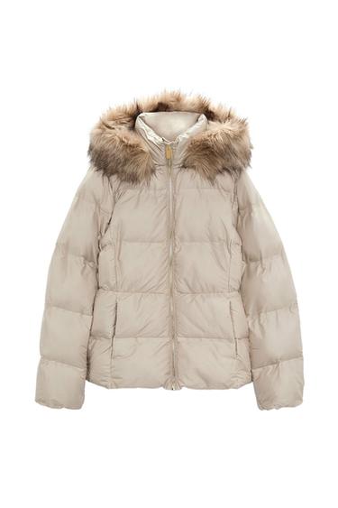 WATER AND WIND PROTECTION PUFFER JACKET WITH A DETACHABLE HOOD