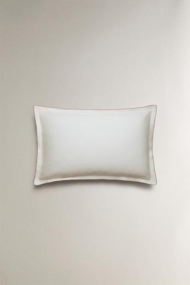 TAIE D’OREILLER SATIN OVERLOCK - Rose de Zara - Image 2