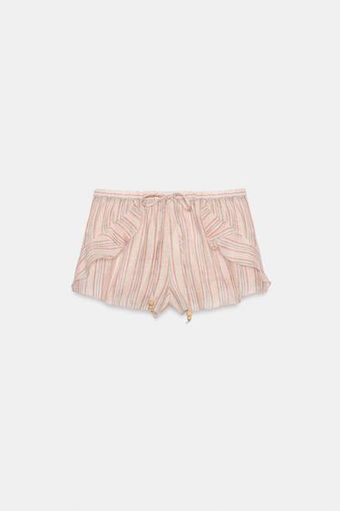 SHORT À RAYURES ET VOLANTS - rayures de Zara - Image 6