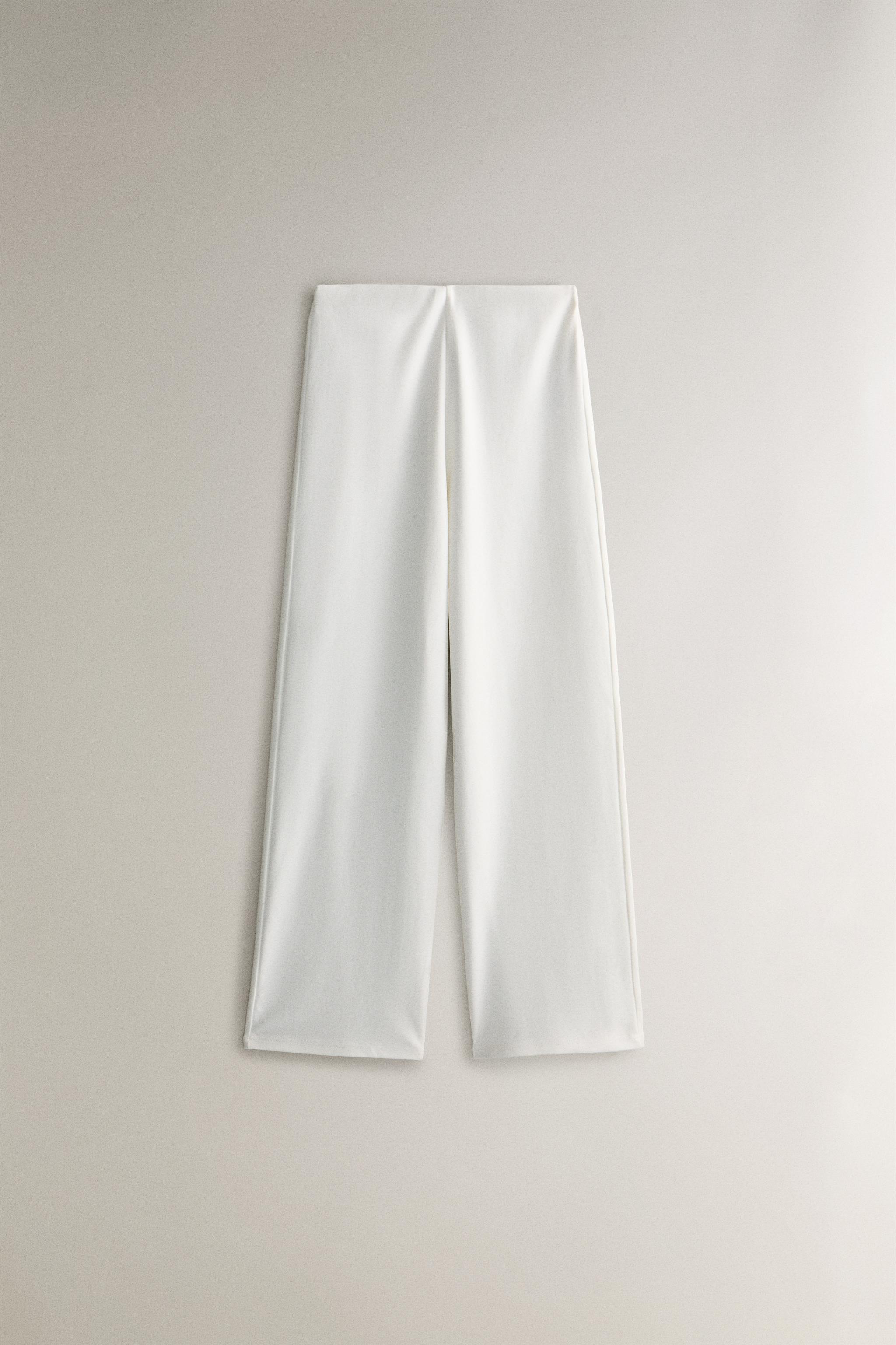 COTTON PANTS - Oyster-white | ZARA United States