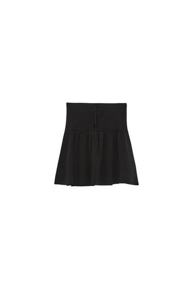 MINI SKIRT WITH CORDS