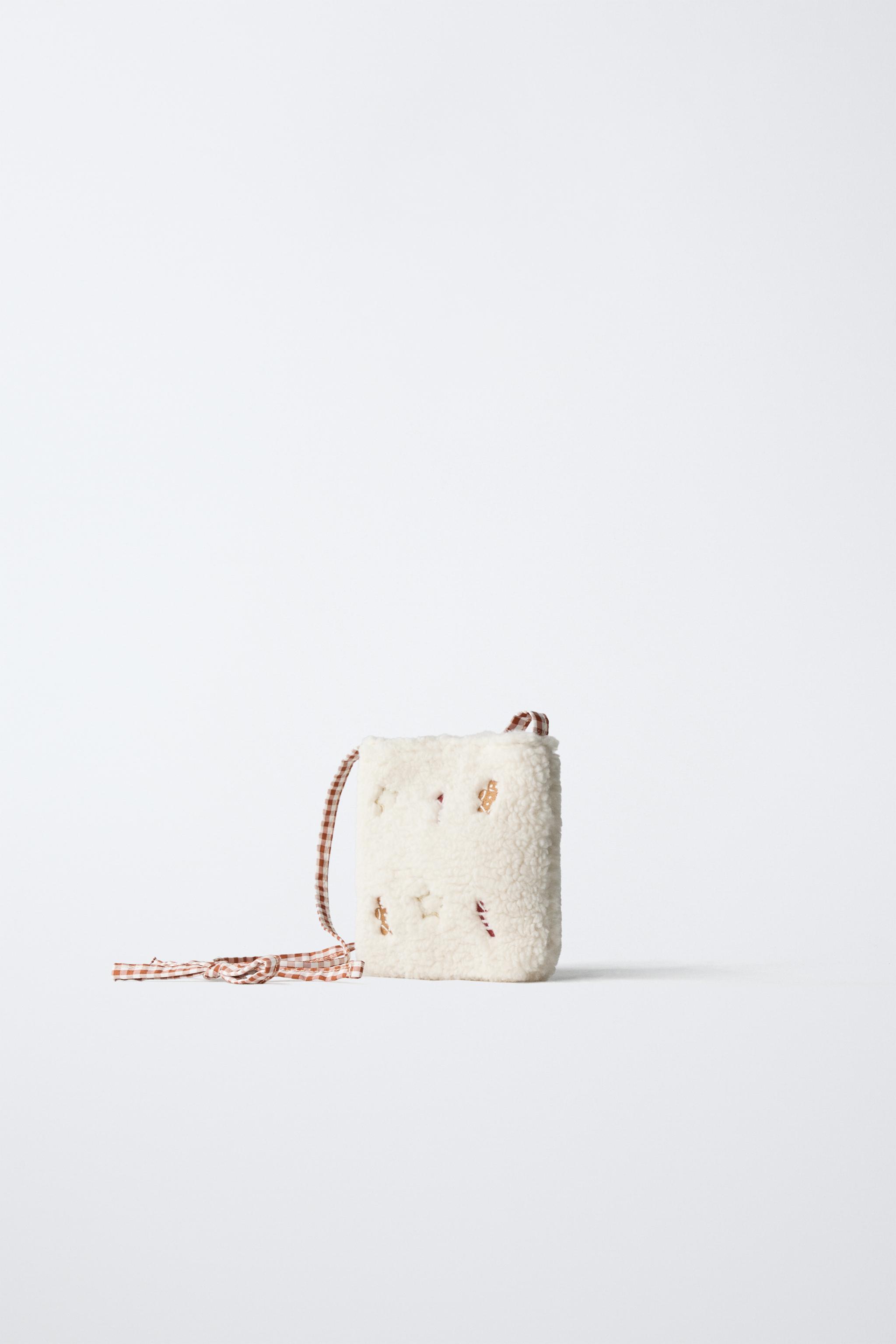 SAC BANDOULIÈRE EFFET PEAU DE MOUTON NOËL