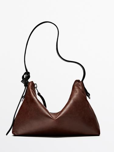 Zara Small nappa leather bag - Leather