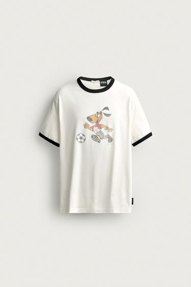 STRIKER USA 94 FIFA WORLD CUPâ„¢ FIFA CLASSICS T-SHIRT - Oyster-white by Zara