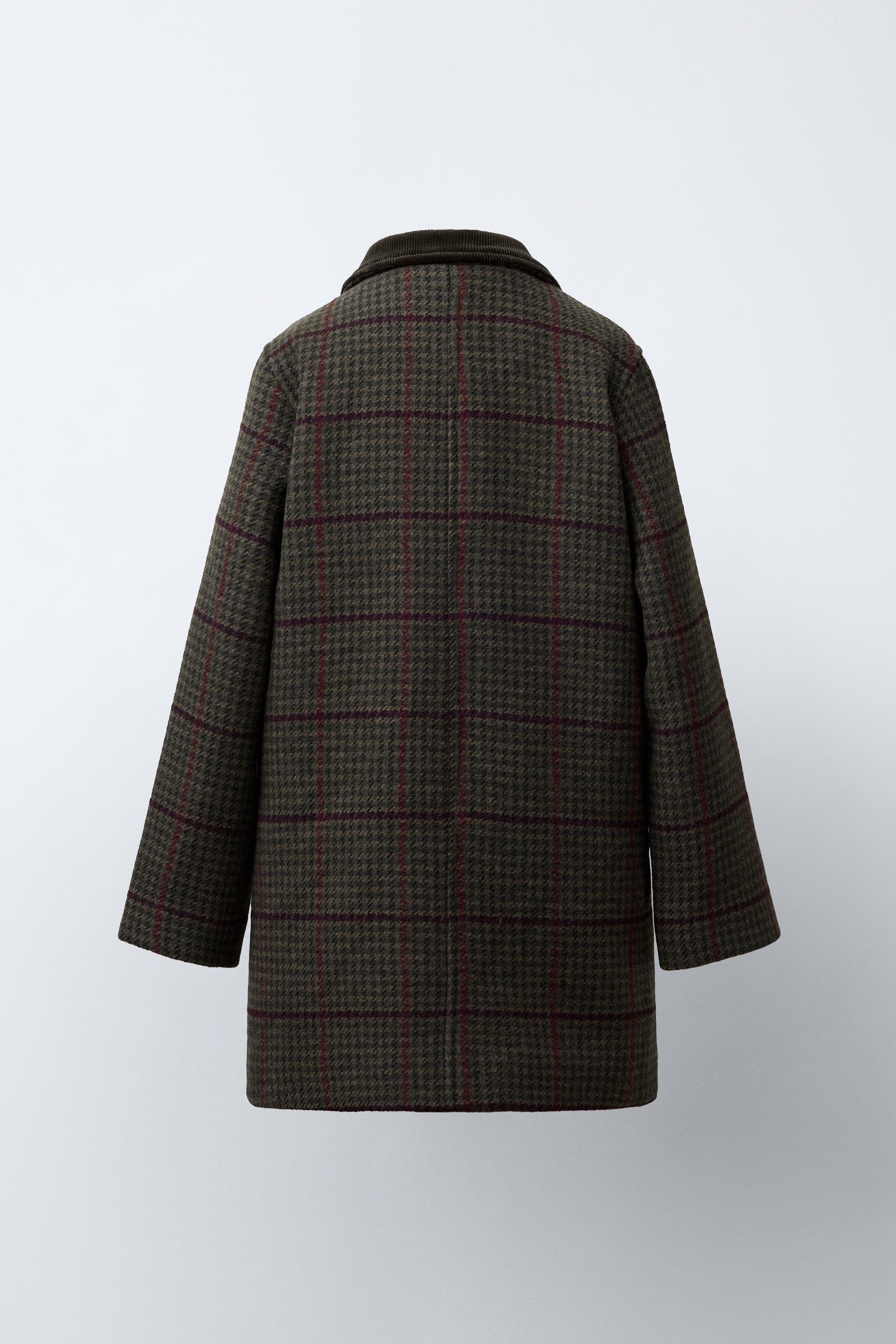 PLAID CLOTH COAT