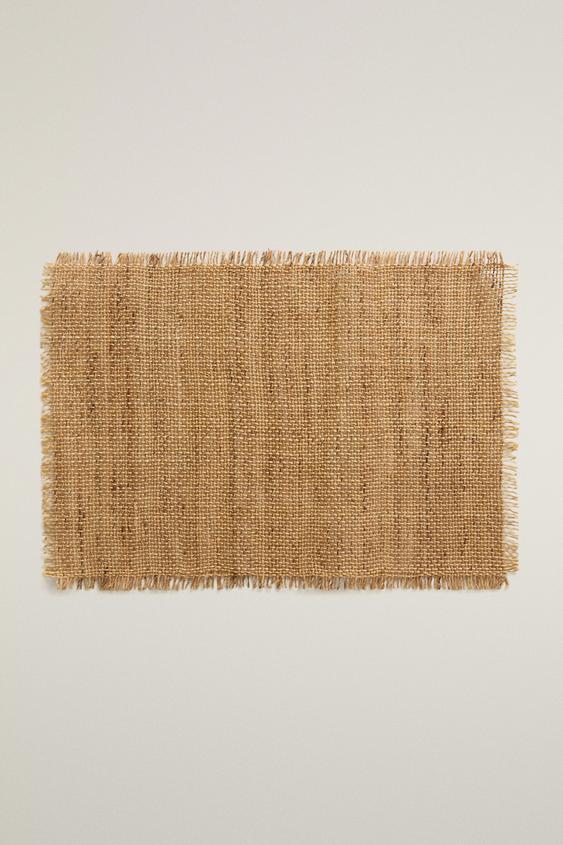 TISCHSET AUS GEFLOCHTENEN FASERN - Hellbeige von Zara - Bild 0