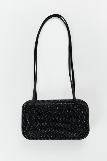 BOLSO DE HOMBRO BRILLOS - Negro de Zara