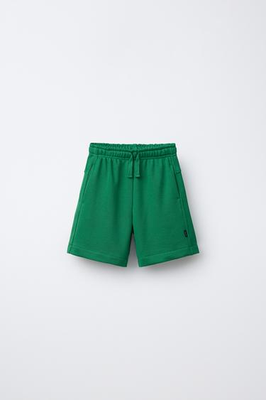 Zara PLAIN SHORTS - Green