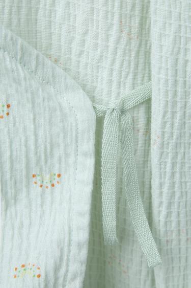 BODY CROISÉ TEXTURÉ ARC-EN-CIEL - Vert d'eau de Zara - Image 3