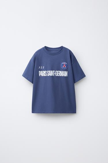 Zara MAJICA S PSG® PRINTOM – Plava