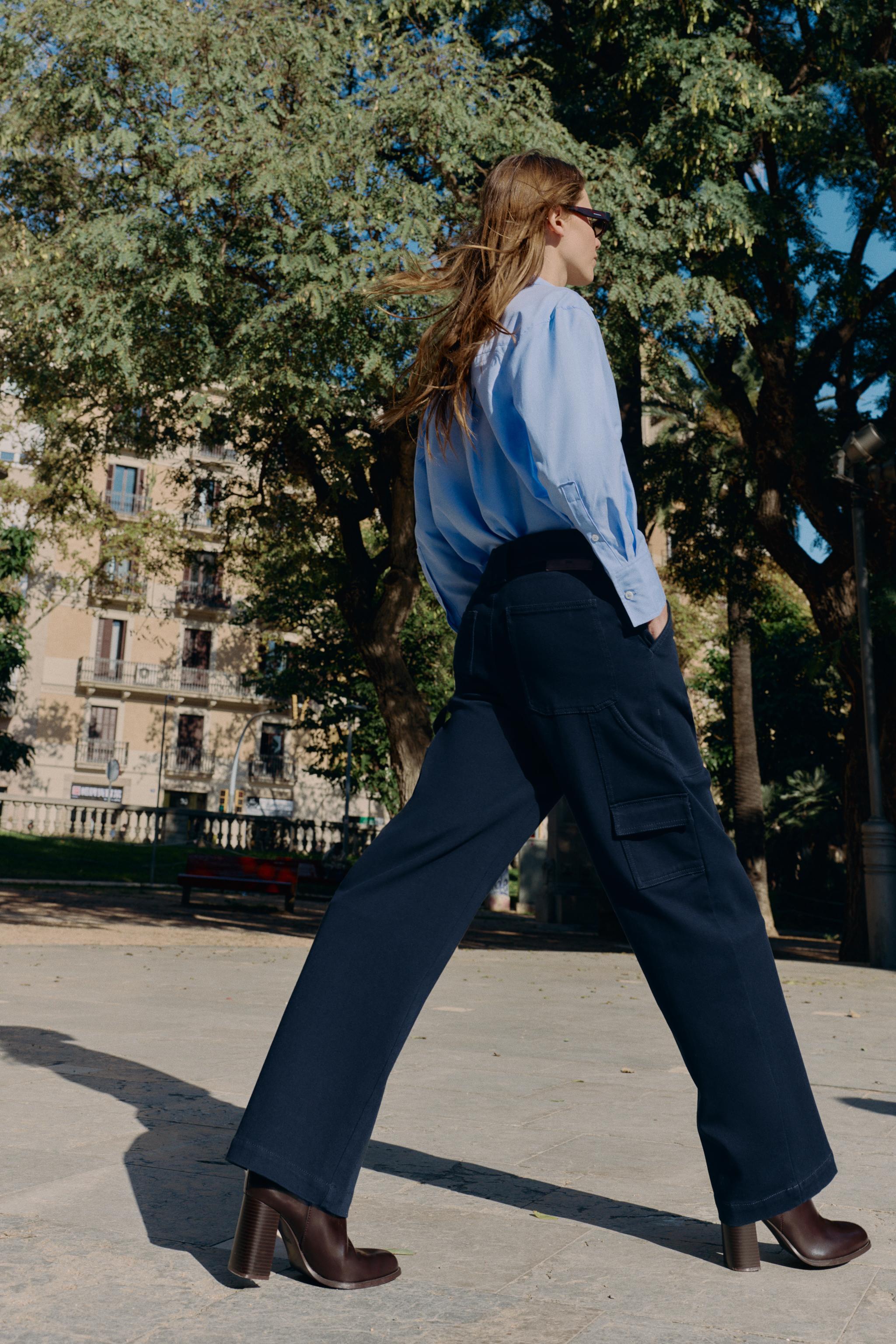 PANTALON CARGO AVEC CEINTURE