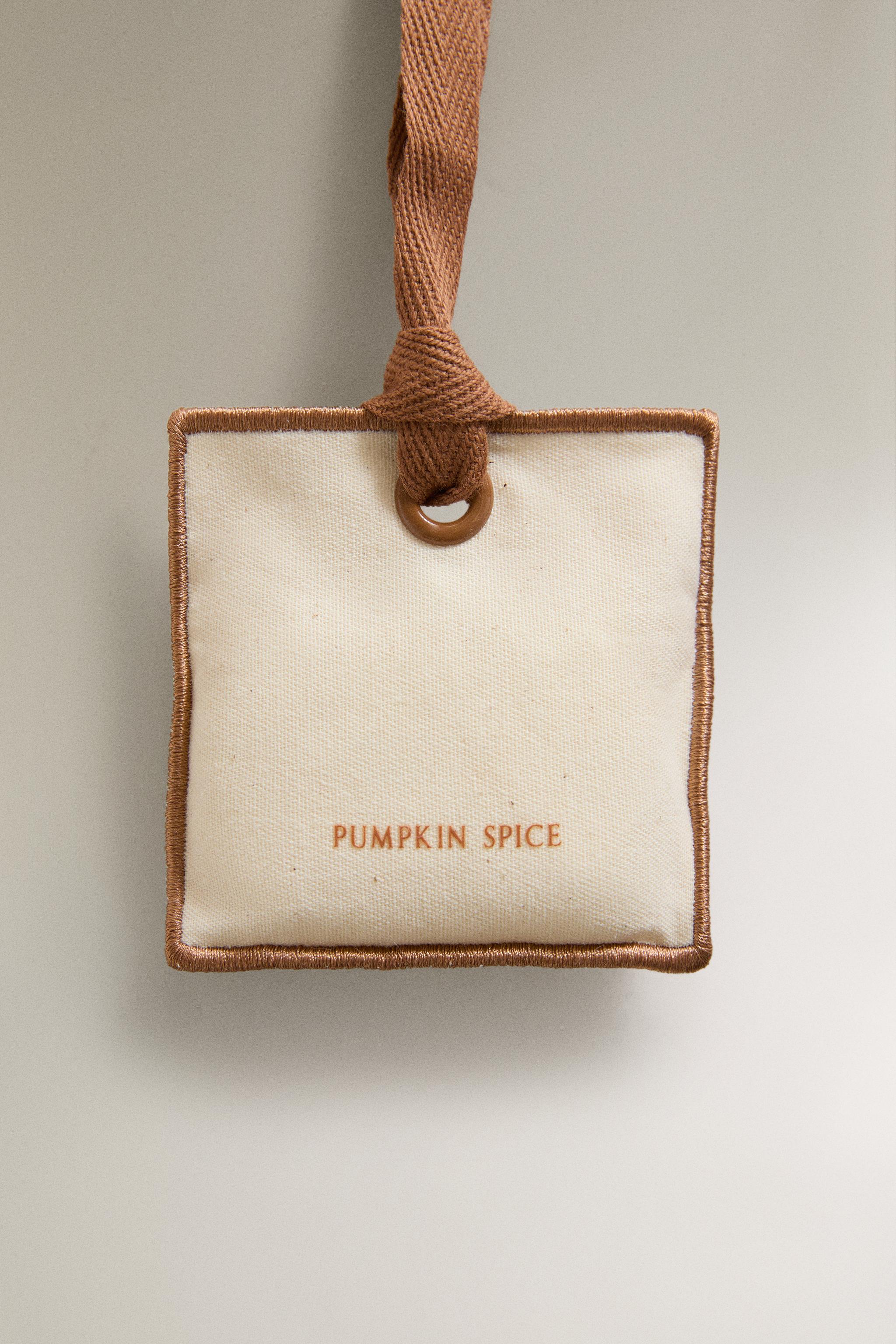 PUMPKIN SPICE CAR AIR FRESHENER — Pumpkin
