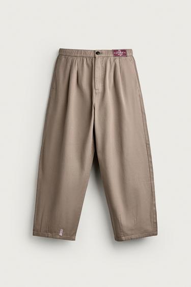 COMFORT BALLOON FIT PANTS — Mink 1