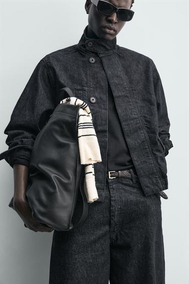 BLOUSON EN DENIM AVEC POCHES - Indigo de Zara - Image 4