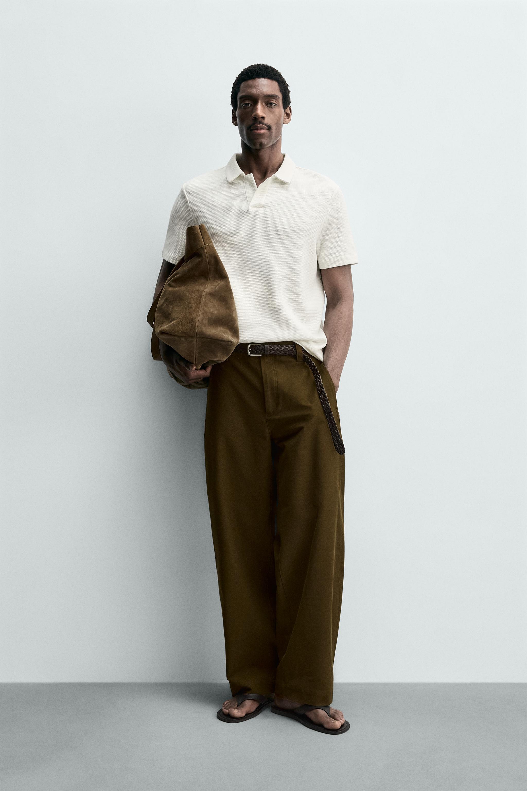 POLO REGULAR FIT STRUCTURÉ