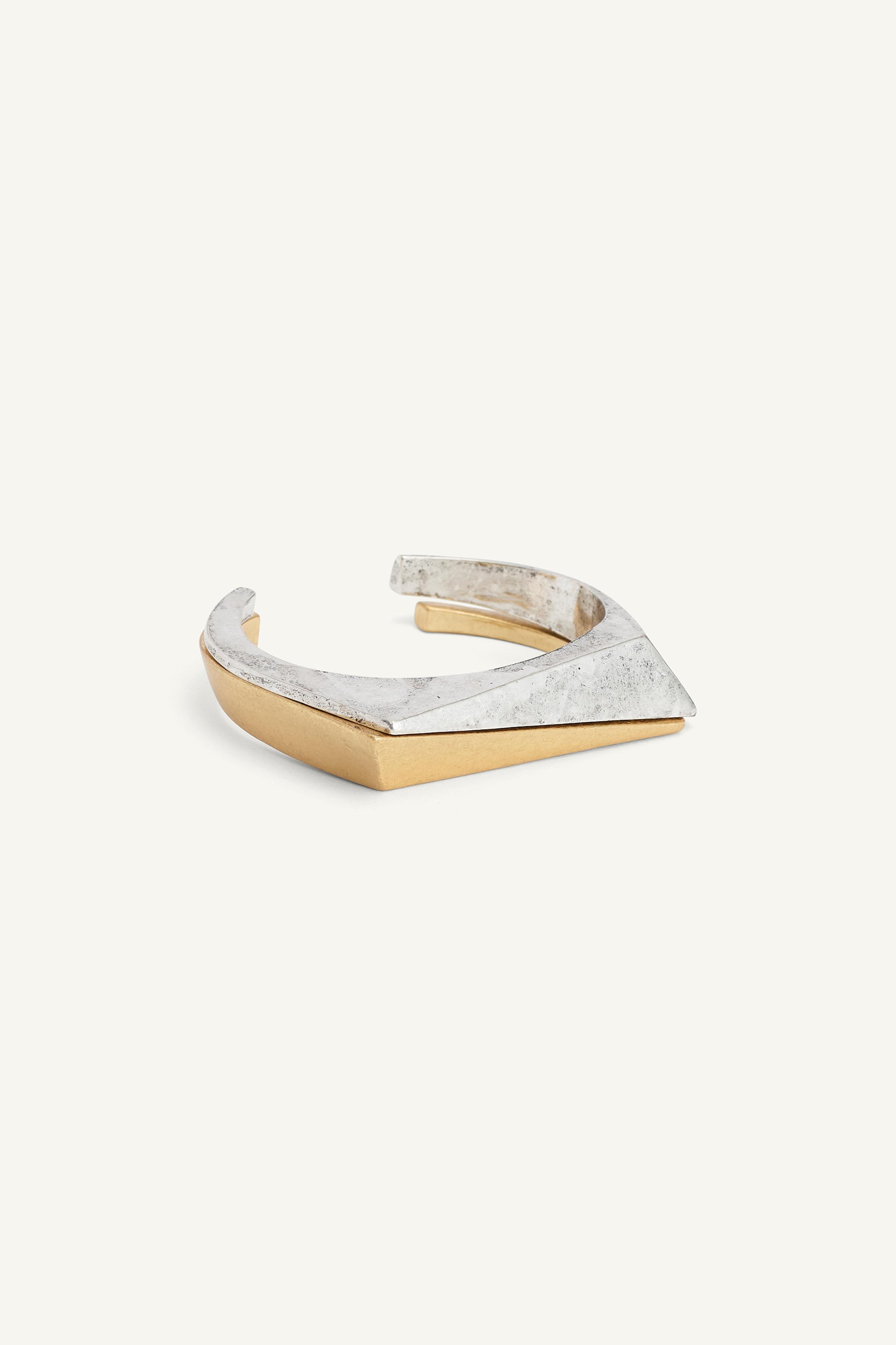 【ZARA】BRCLT 14 ゴールド/シルバー | 5697/001/881 Zoë Chicco 14k Gold Bar & Graduated Prong Diamond Bracelet