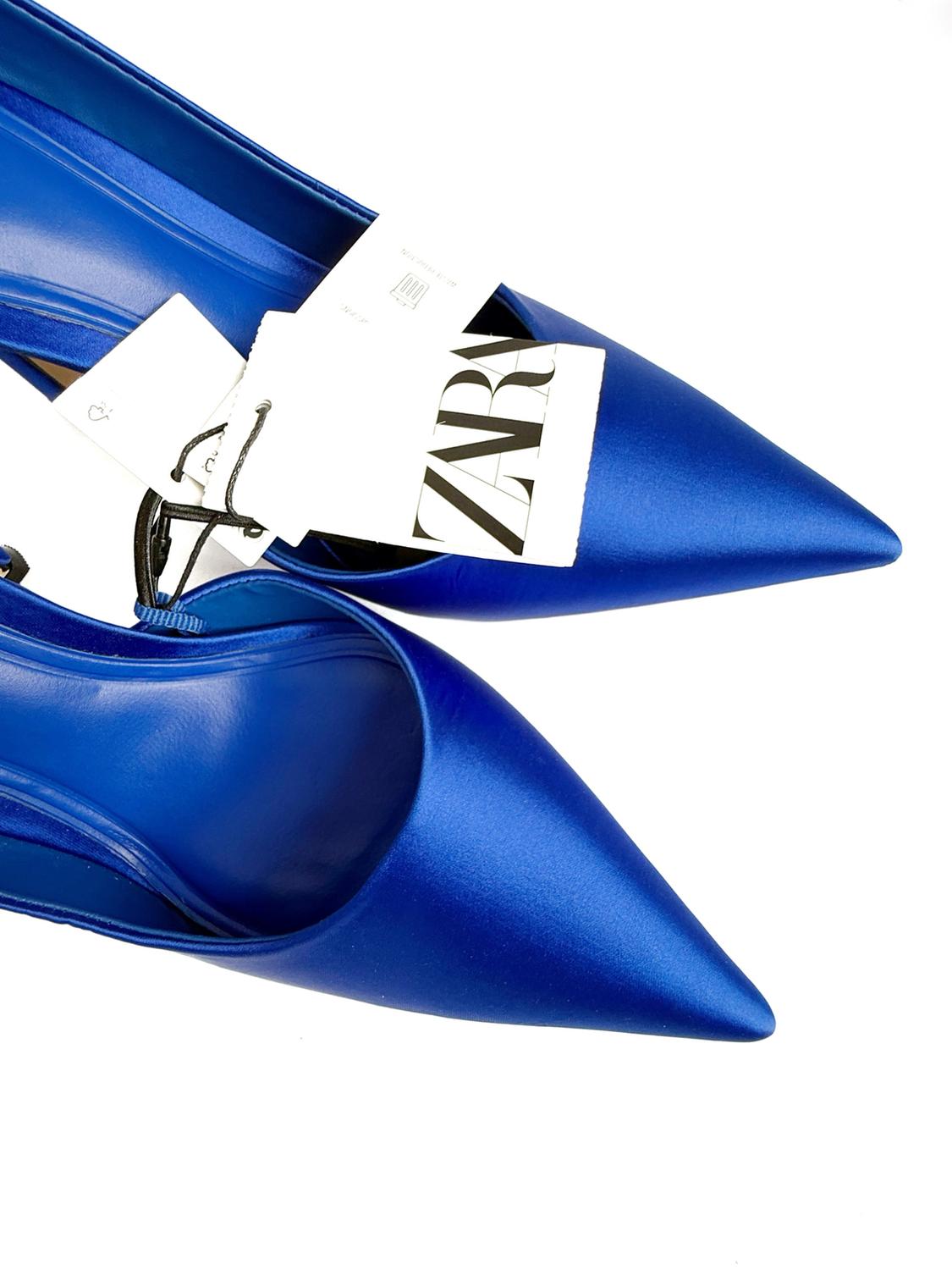 SATINY HIGH-HEEL SHOES - Image 5