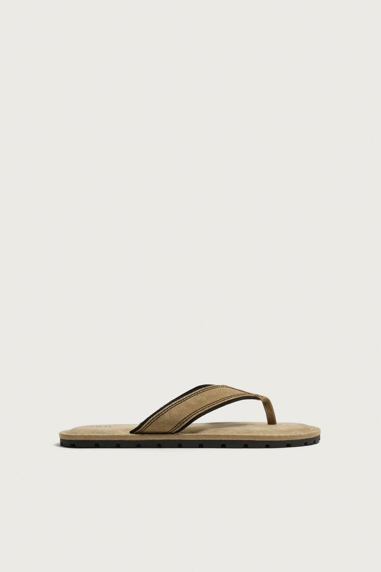Sandalias de cuero con tiras 4