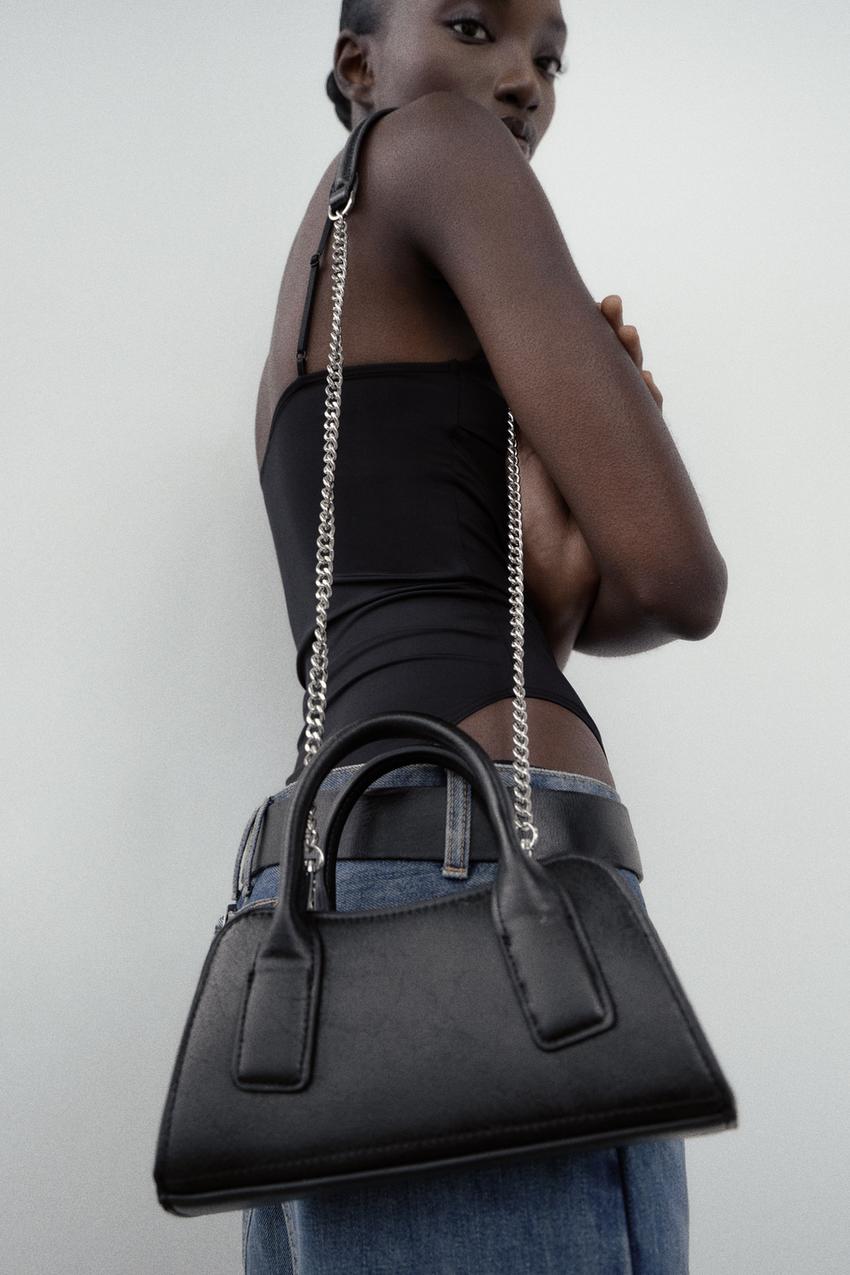 MINI CITY BAG - Black | ZARA India