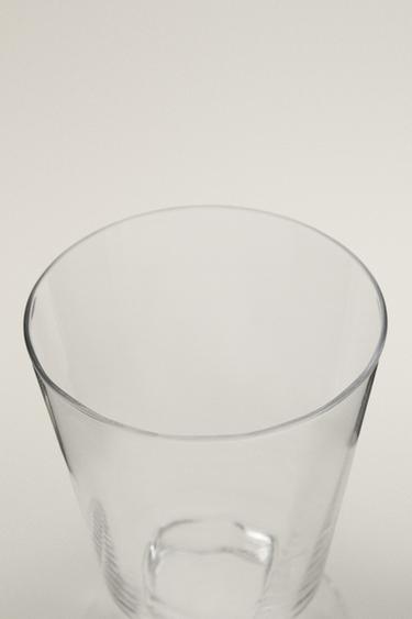 VERRE BAS EFFET LIGNES - Transparent de Zara - Image 1