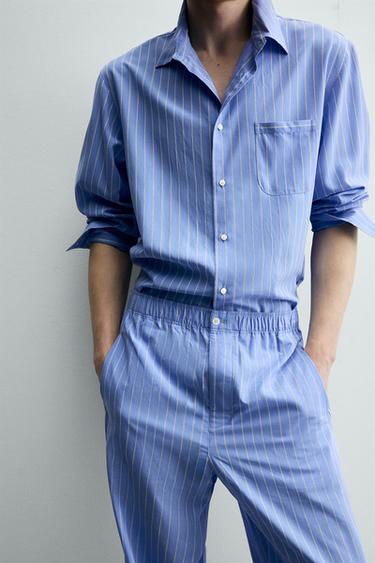 CHEMISE À RAYURES ET POCHE - 981 de Zara - Image 5