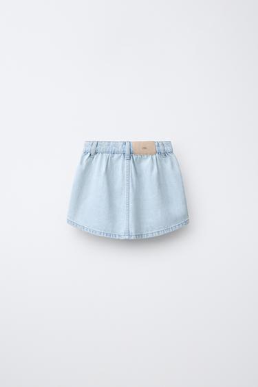 DENIM SKIRT - Light blue by Zara - Image 1