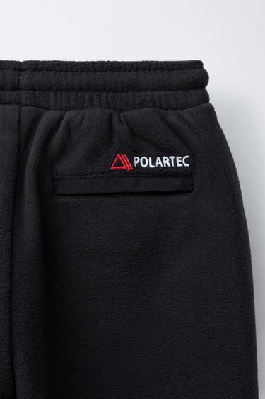 POLARTEC® FLEECE JOGGERS - Black by Zara - Image 3