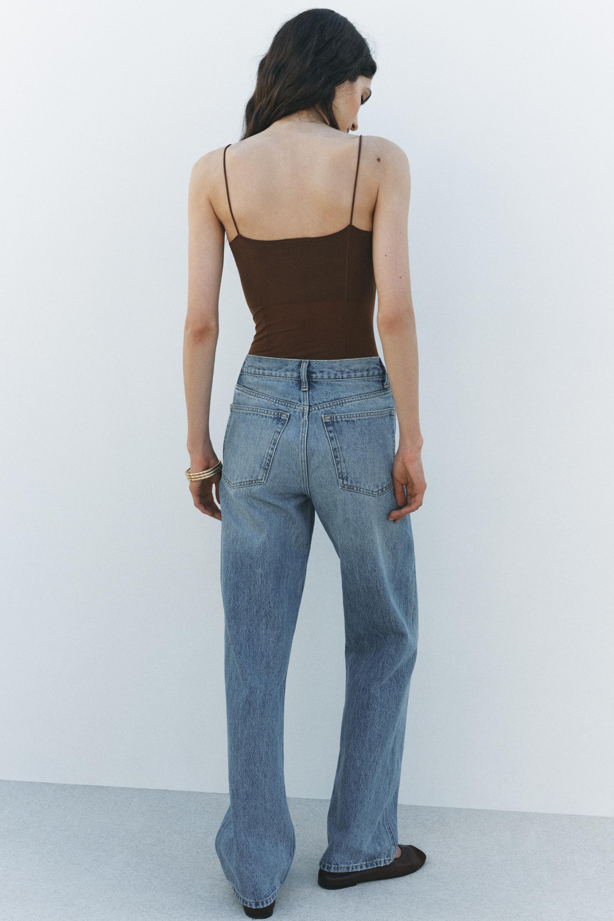 STRAIGHT CUT HIGH WAIST JEANS ZW COLLECTION