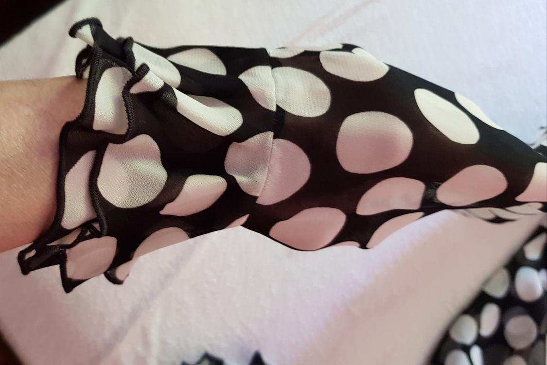 RUFFLED POLKA DOT BLOUSE - Image 5