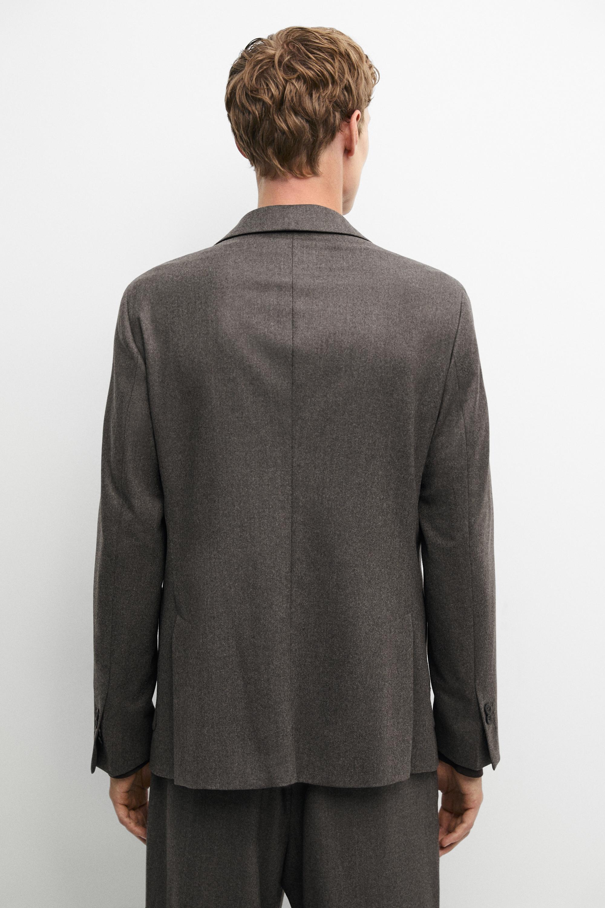 100% wool suit blazer