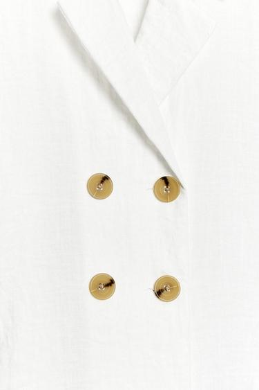 SHORT SLEEVE WRAP SHIRT - White by Zara - Image 8