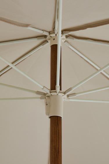 PARASOL FRÊNE VIF CONTRASTÉ - Écru / Noir de Zara - Image 1