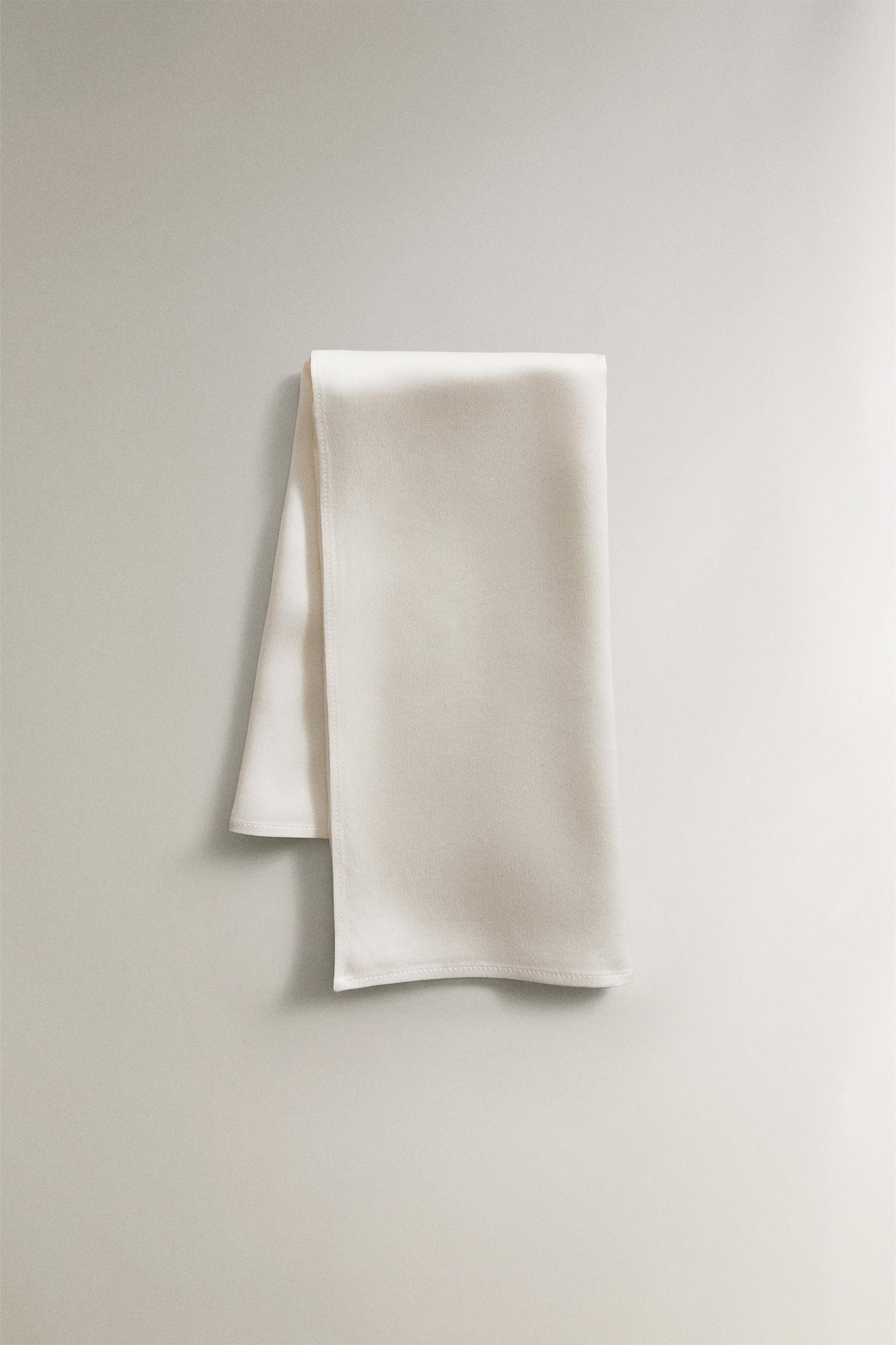 MULBERRY SILK HEADSCARF - Ivory | ZARA United States