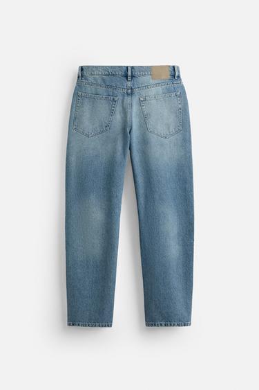 JEAN COUPE DROITE LONGUEUR CHEVILLE - Bleu moyen de Zara - Image 6