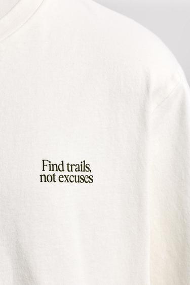 T-SHIRT IMPRIMÉ GRAPHIQUE - Blanc de Zara - Image 8