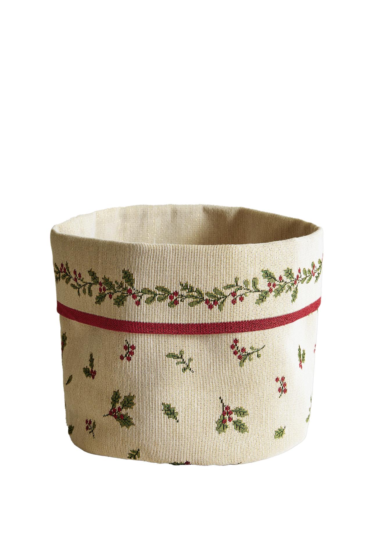 CHRISTMAS ACENO JACQUARD BREAD BASKET