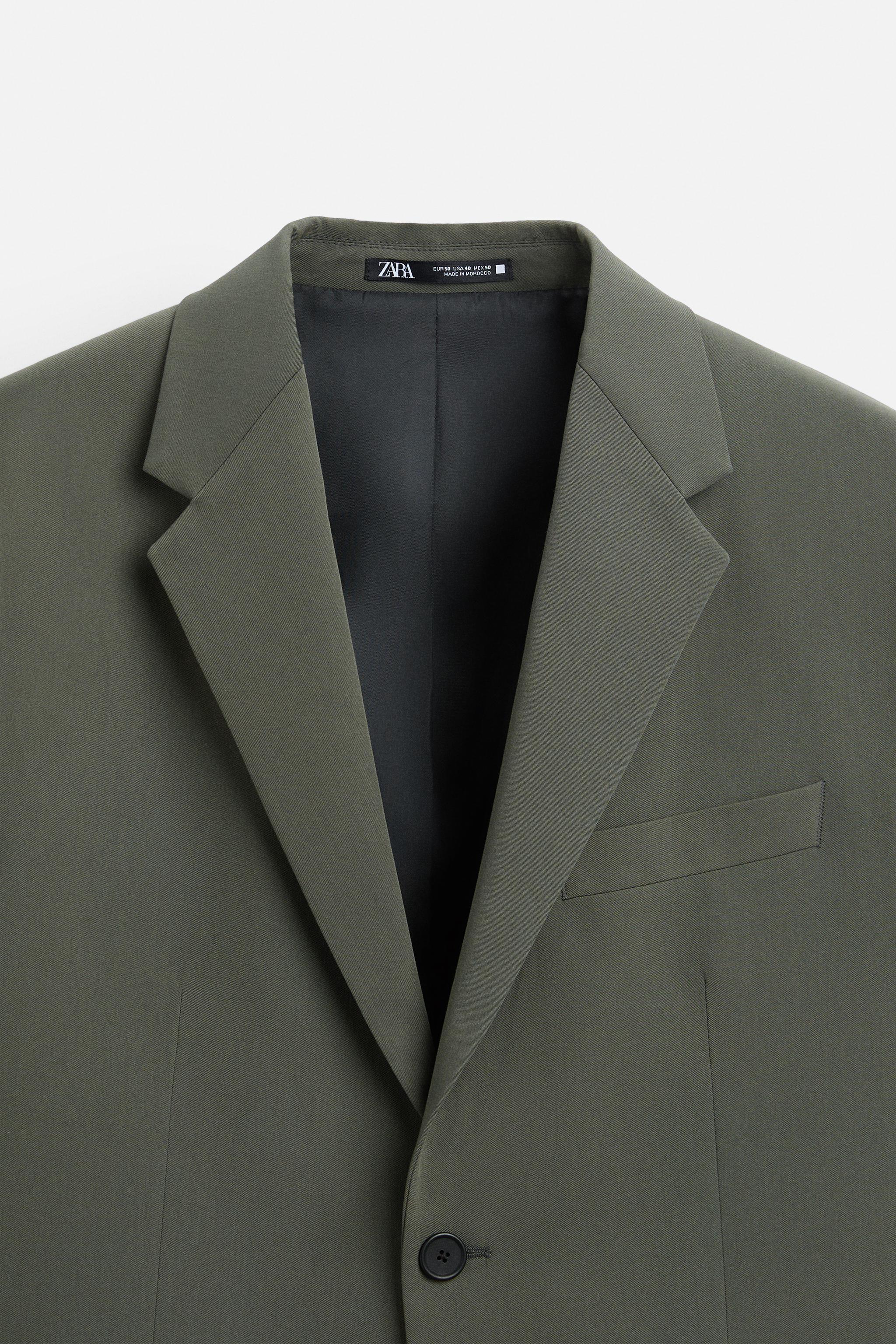 COMFORT SUIT BLAZER Bluish ZARA India