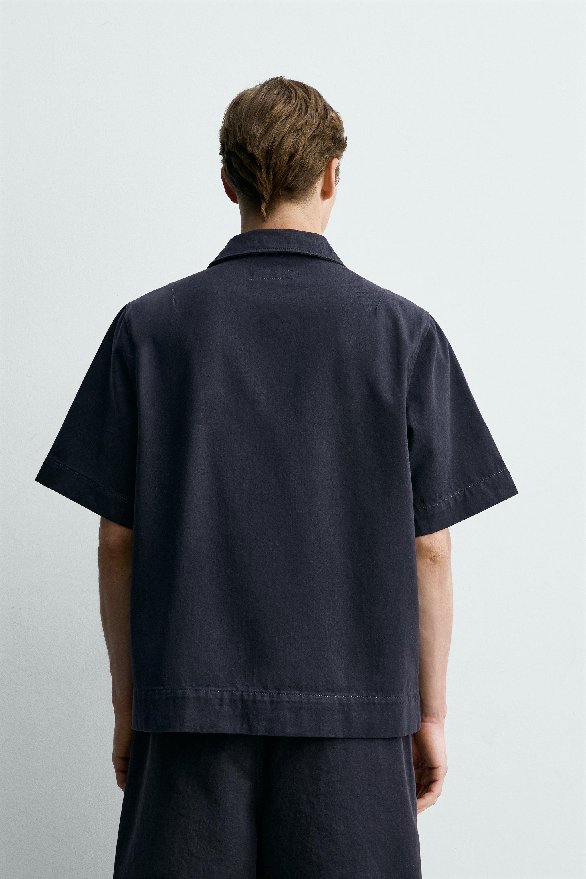 リラックスフィットデニムシャツ - ブルー | ZARA Japan / 日本
