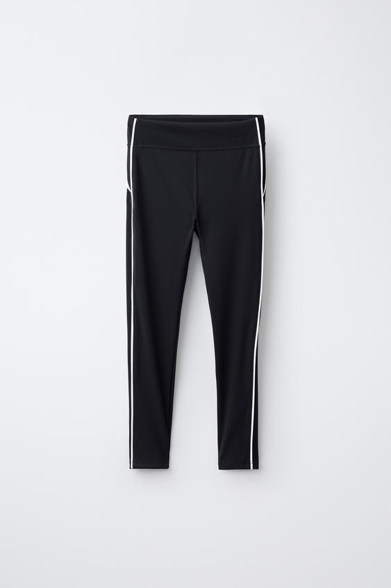 LEGGING SPORTY VIVO CONTRASTE - Azul tinta de Zara - Imagen 0