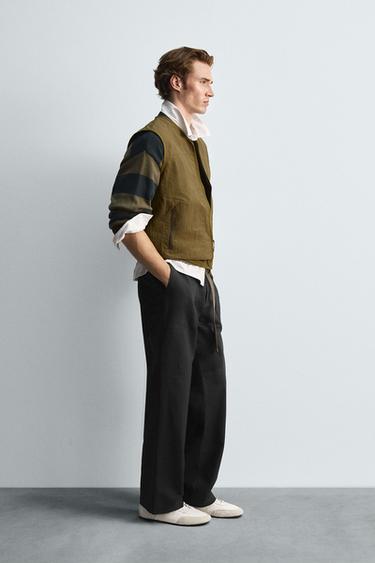 LIMITED EDITION TECHNICAL GILET - Khaki by Zara - Image 3