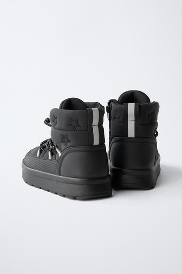 WATER-REPELLENT SNOW BOOTS - Black by Zara - Image 4