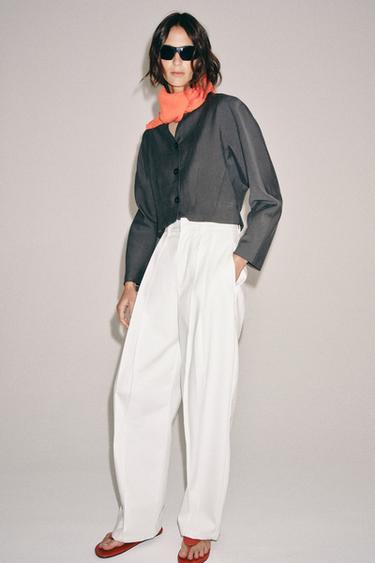 ZW COLLECTION SHORT JACKET - Anthracite grey by Zara - Image 0