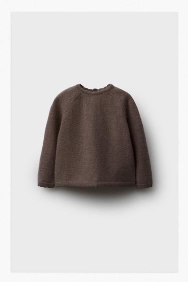 100% CASHMERE SWEATER - Brown by Zara