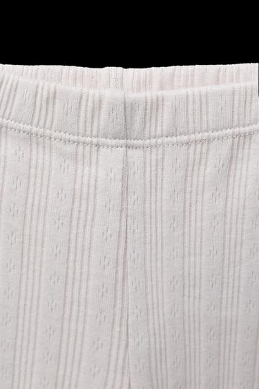 Zara THREE-PACK RIBBED LEGGINGS - Multicolored