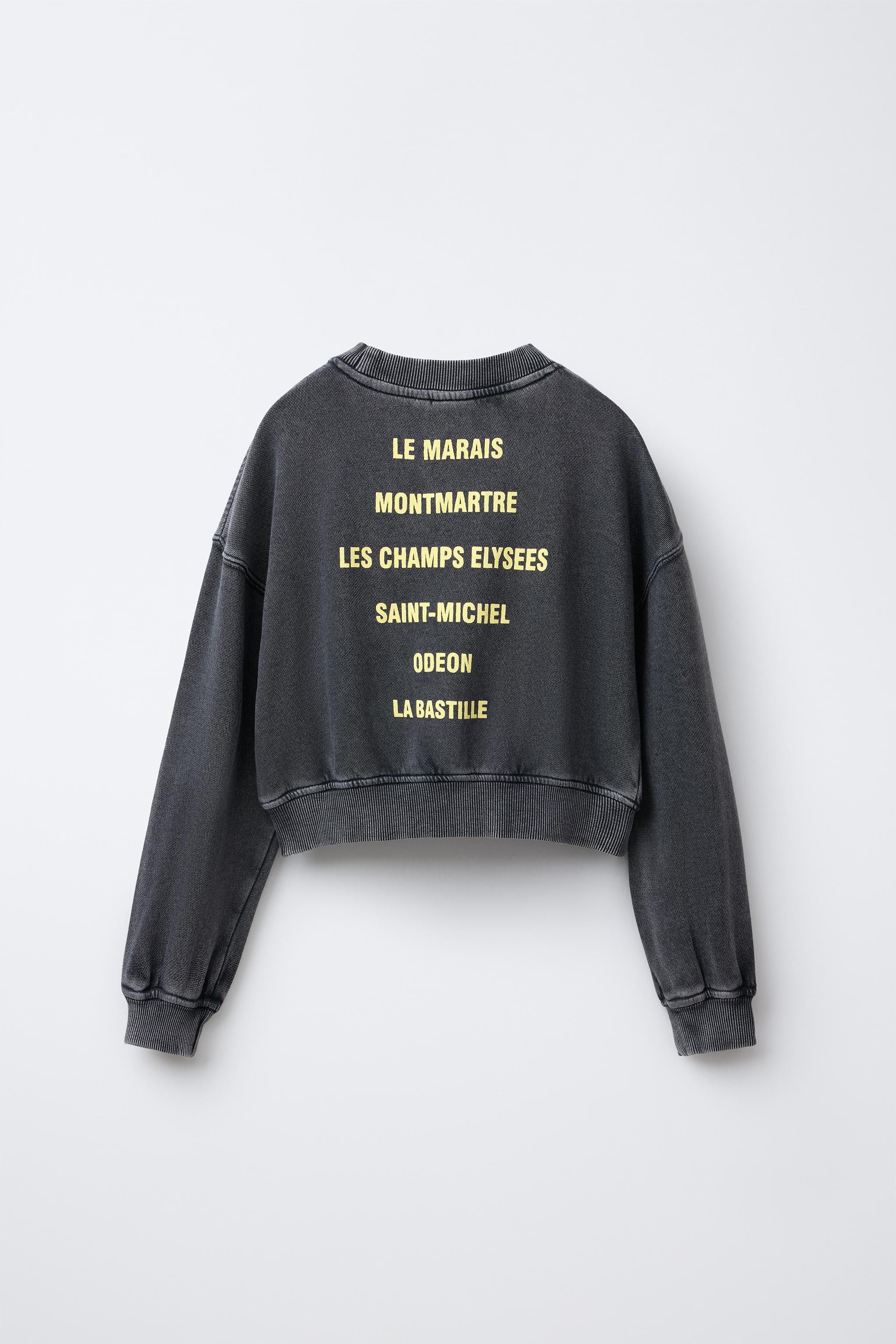 ENSEMBLE SWEAT-SHIRT ET BERMUDA À INSCRIPTION