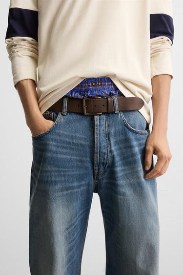 GUITARRICADELAFUENTE LEATHER BELT - Brown by Zara - Image 0