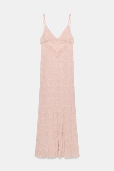 ROBE STYLE LINGERIE - Rose pastel de Zara - Image 10