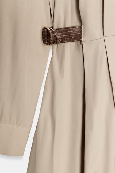ROBE COURTE BALLON - Beige de Zara - Image 9
